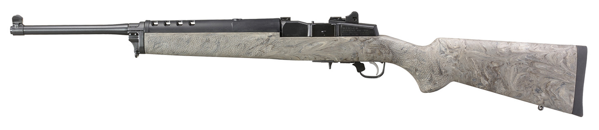 Ruger 5877 Mini-14 Tactical 5.56x45mm NATO 18.50" 5+1 Semi-Auto Rifle - Hogue Ghillie Green Stock — view 2
