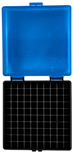 Berry's 86410 005 Ammo Box 223 Rem/5.56x45mm NATO 100rd Blue Lid w/Black Bottom — view 2