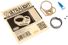Strike Industries Ultralight QD Multi-Function End Plate & Anti-Rotation Castle Nut - FDE — view 2