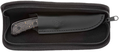 Browning Rock 3.50" Fixed Drop Point Damascus Plain Edge Carbon Fiber Handle Knife - 2025 Medallion — view 2