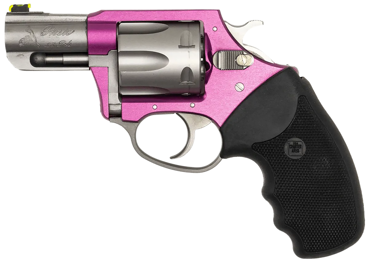 Charter Arms Pink Lady II 38 Special 2.2" 6-Shot SAO Revolver - Matte Stainless / Pink Aluminum — view 2