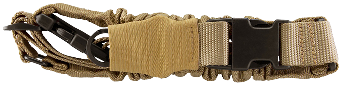 Aim Sports One Point Bungee Sling 1.25" x 26" Tan Elastic Webbing Rifle — view 2