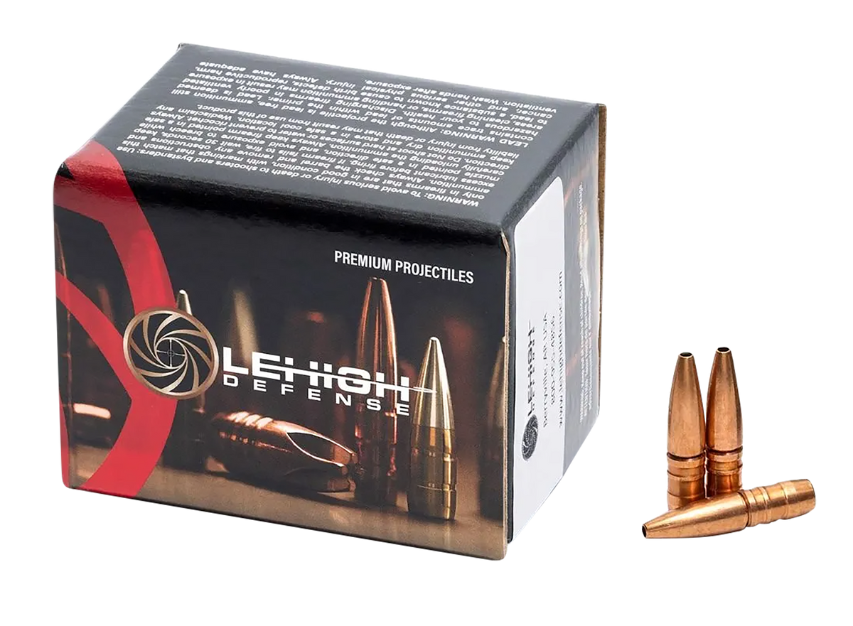 Lehigh Defense Controlled Chaos .30-06/.308/.300 Win Mag/.300 WSM .308 175gr Lead-Free Copper Bullets - 50/Box — view 2