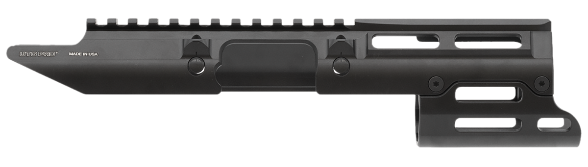 Leapers UTG PRO MP5K 9mm Monolithic M-LOK Aluminum Handguard - Graphite Black — view 2