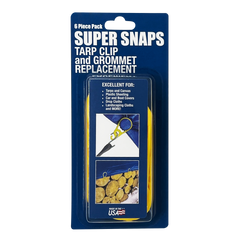 AccuSharp Super Snaps 1006C Yellow 8.80" 6-Pack Tarp Clip — view 2