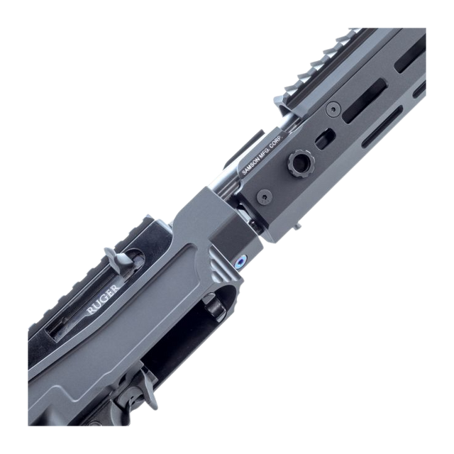 Samson SAS/22 Folding Chassis Ruger 10/22 Takedown 6061-T6 Aluminum Black Anodized — view 2