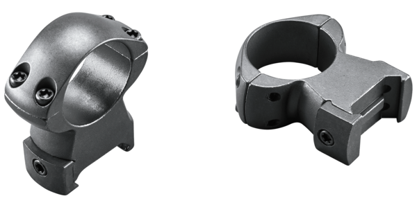 Weaver Mounts Grand Slam 1" Extra High Matte Black Steel Top Mount Scope Rings — view 2
