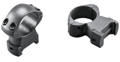 Weaver Mounts Grand Slam 1" Extra High Matte Black Steel Top Mount Scope Rings — view 2