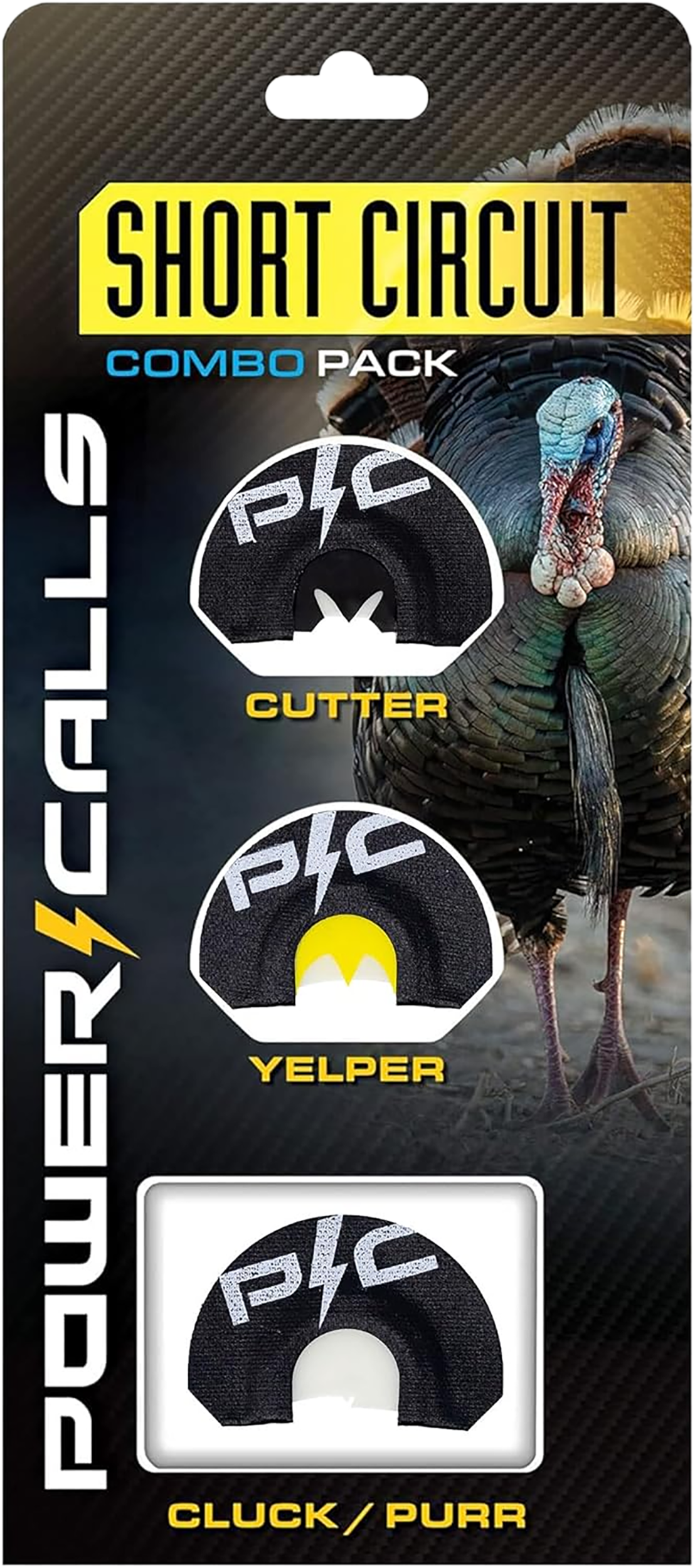Power Calls Short Circuit Combo Diaphragm Turkey Call 3-Pack — view 2