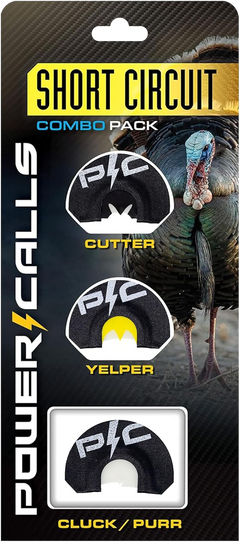 Power Calls Short Circuit Combo Diaphragm Turkey Call 3-Pack — view 2