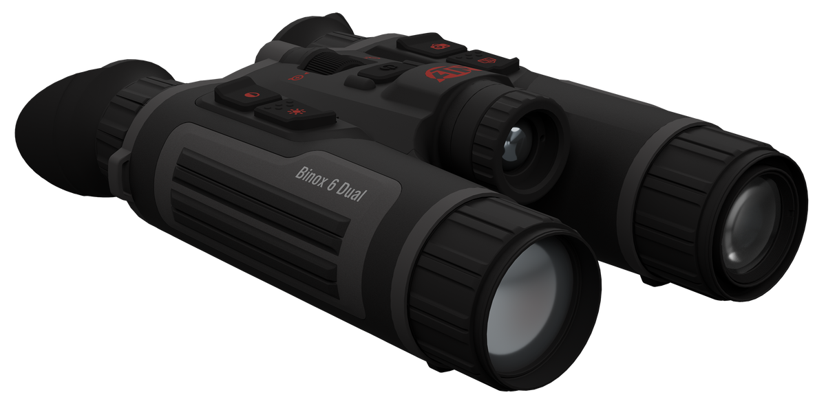 ATN BinoX 6 Dual 384x288 5.5-44x 35mm Thermal Binocular Rangefinder Black — view 2