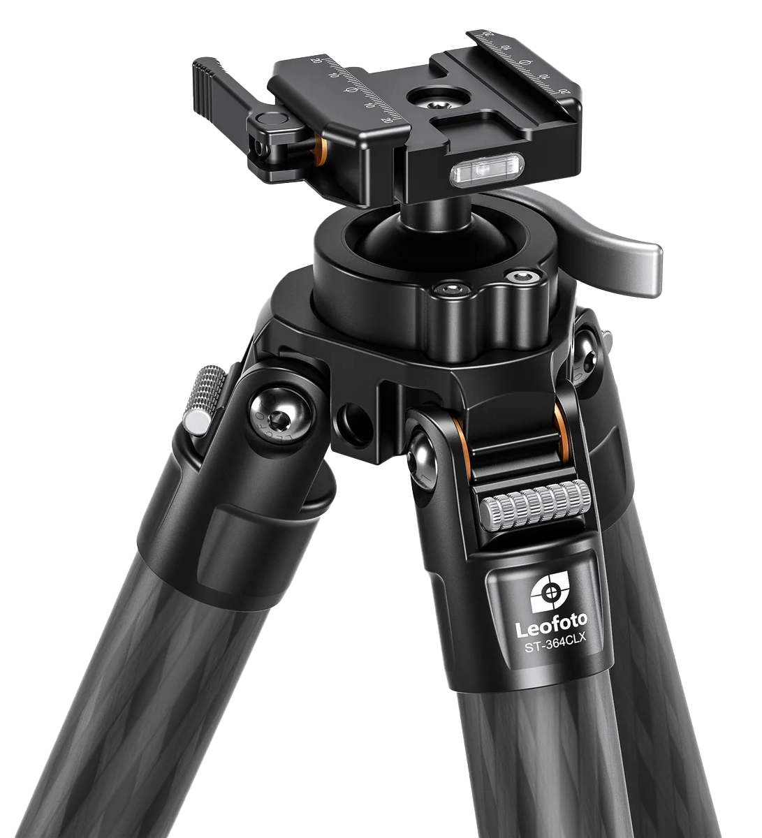 Leofoto USA ST-324CX Integrated Ballhead ST-X Tripod 6.06"-58.54" Black Aluminum — view 2