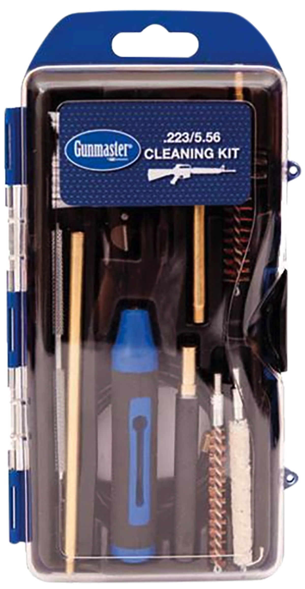 DAC GunMaster GM223AR AR-15 Cleaning Kit .223 Rem/5.56 NATO 17-Piece Black/Blue — view 2