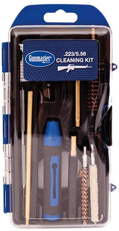 DAC GunMaster GM223AR AR-15 Cleaning Kit .223 Rem/5.56 NATO 17-Piece Black/Blue — view 2