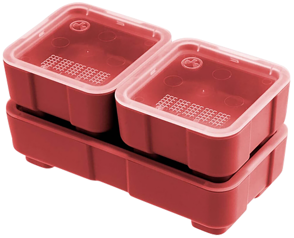Magpul Industries DAKA Storage Bin Set Red Polymer 2x2/2x4 — view 2