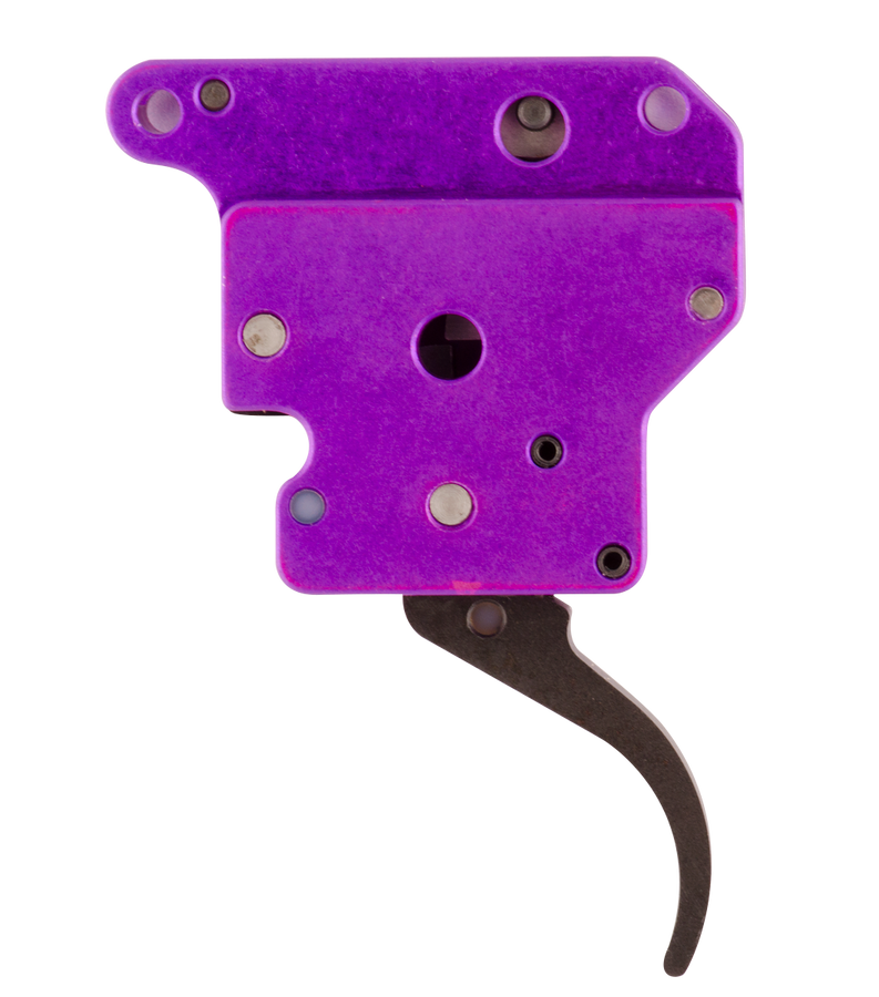 Timney Triggers 502B Benchrest Single-Stage Curved Trigger 3-6 oz Purple/Black for Remington 700 — view 2
