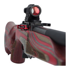 Tandem Kross Spartan Skeletonized Charging Handle for Ruger 10/22 - Red — view 2