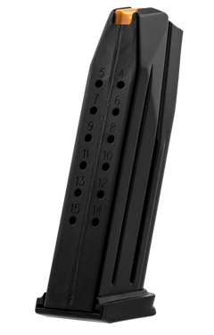 FN 509 Midsize 9mm Luger 15-Rd Black Stainless Steel Pistol Magazine — view 2