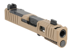 Zaffiri Precision Custom G43 Slide 9mm Luger IBS RMSc Optic Cut FDE - Black Nitride Barrel Finish — view 2