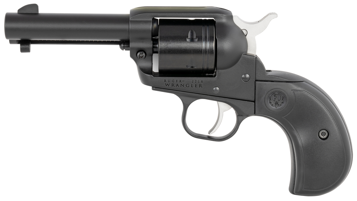Ruger Wrangler .22 LR 3.75" 6-Shot Black Cerakote Single-Action Revolver — view 2