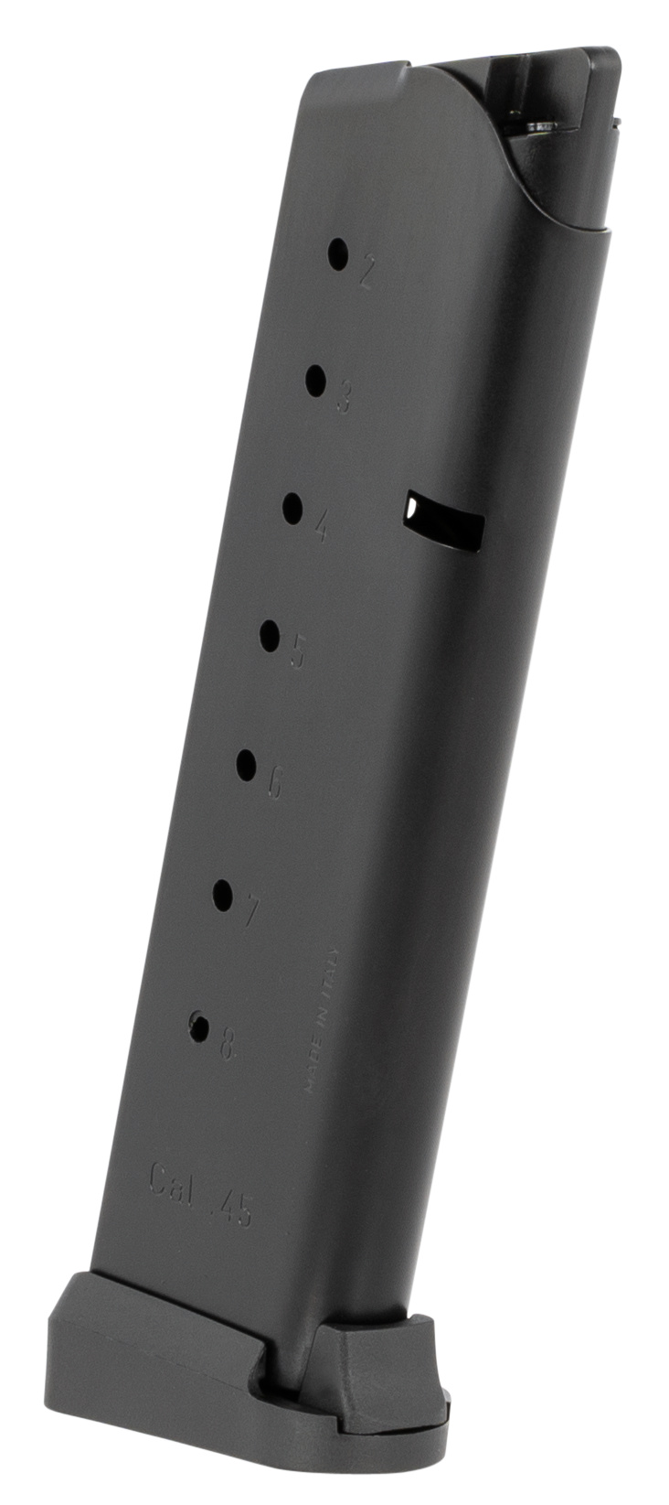 Mec-Gar 1911 Government 45 ACP 8rd Carbon Steel Magazine - Blued — view 2