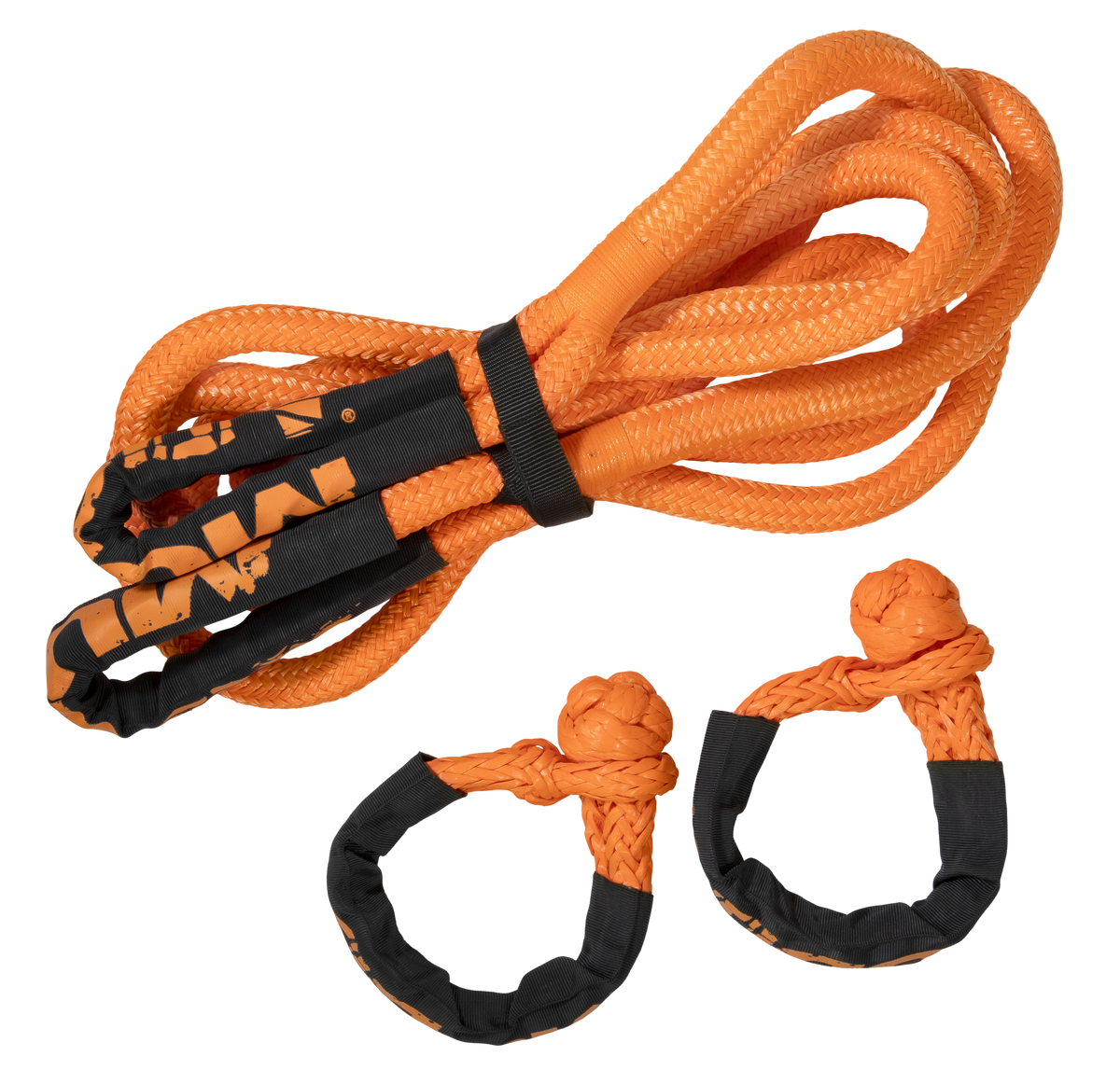 Walkers Game Ear Muddy 20' Kinetic Recovery Rope Kit - Orange — view 2