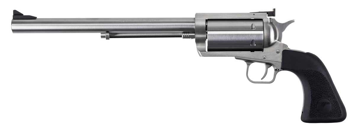 Magnum Research BFR 350 Legend 10" 6-Shot SAO Revolver - Brushed Stainless — view 2