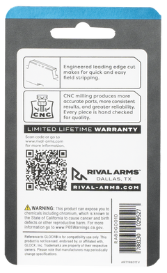 Rival Arms RA80G001D Extended Slide Lock Stainless Steel for Glock Gen3/4 — view 2