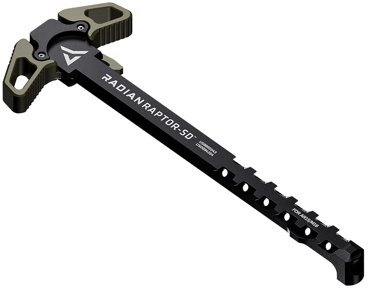 Radian Weapons Raptor-SD AR-15/M16 5.56 Ambidextrous Charging Handle - OD Green — view 2