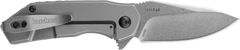 Kershaw Valve 1375 2.25" Folding Drop Point Plain Stonewashed 4Cr14 - Bead Blasted Stainless Steel Handle — view 2