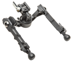 Accu-Tac FC G2 Bipod 5.25"-8.25" Picatinny Rubber Feet Black Hardcoat Anodized 6061-T6 Aluminum — view 2