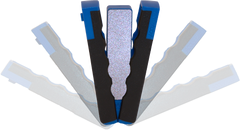Accusharp 051C Paddle Folding Diamond Sharpener Black/Blue Rubber Handle — view 2