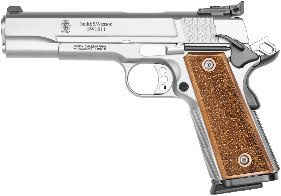 Smith & Wesson 1911 Performance Center Pro 9mm Luger 5" 10+1 Semi-Auto Pistol - Matte Silver — view 2