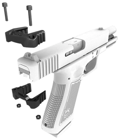 Recover Innovations GCH4301 Upper Charging Handle for Glock 43 Black Polymer Ambidextrous — view 2