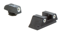 Trijicon Bright & Tough Night Sights Green Tritium White Outline - Glock 42/43/43X/48 Set — view 2