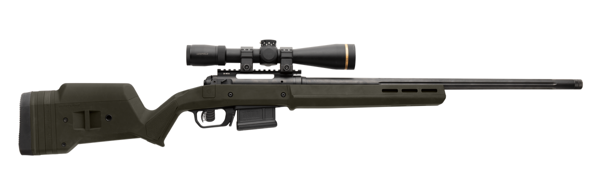Magpul Industries Hunter 110 OD Green Synthetic Fixed Stock w/ Aluminum Bedding & Adjustable Comb for Savage 10/110 Short Action - Right Hand — view 2