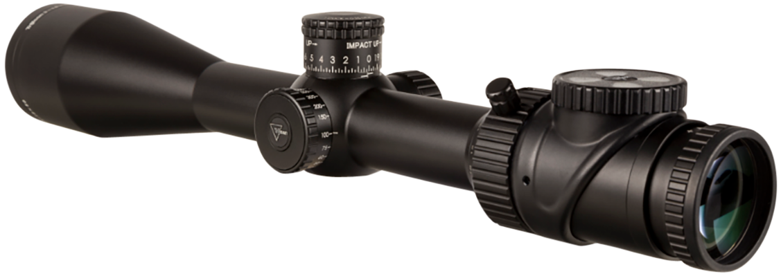 Trijicon AccuPoint 3-18x50mm 30mm Tube Illuminated Duplex Green Dot Riflescope - Satin Black — view 2