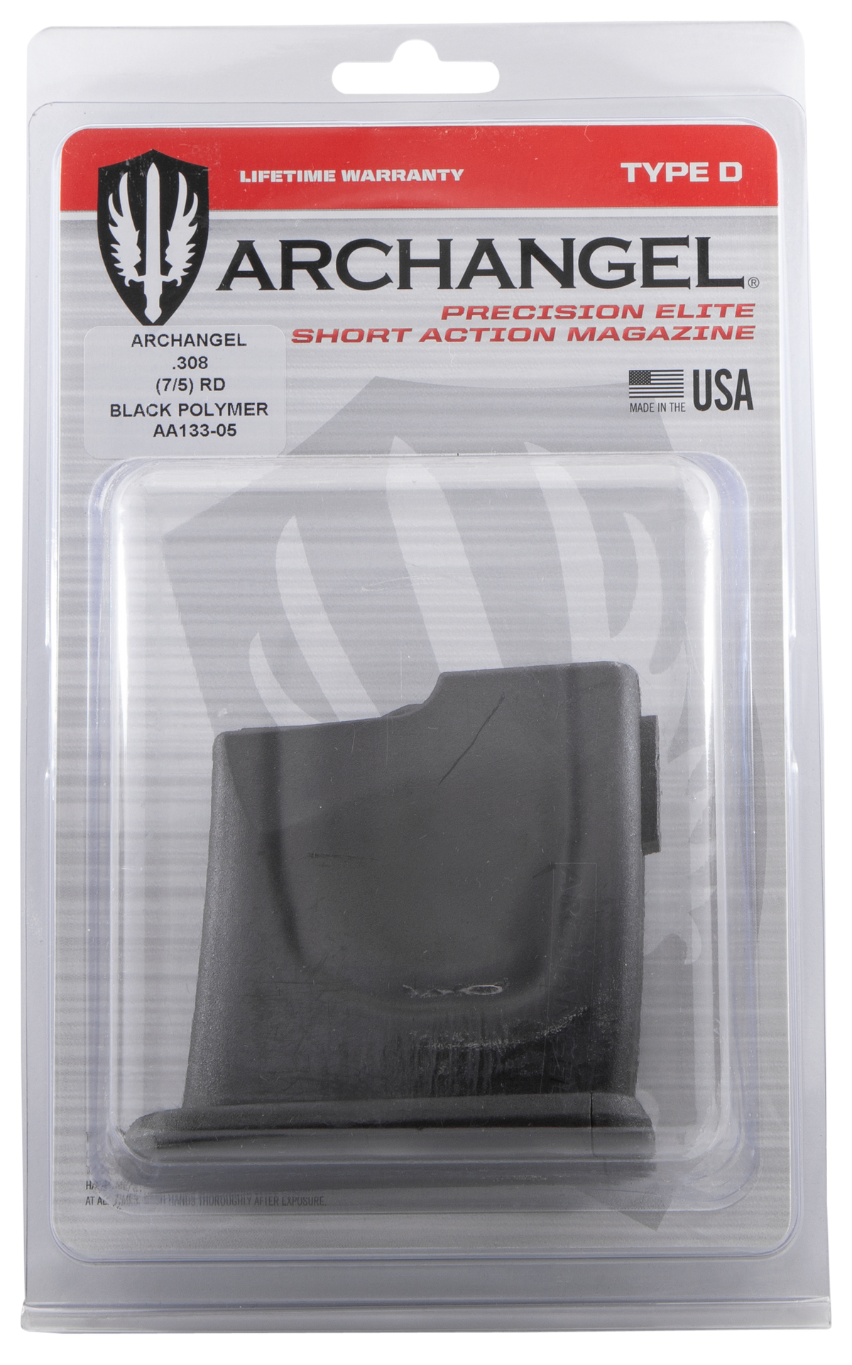Archangel Precision Elite 7-Rd 6.5 Creedmoor / .308 Win / 7.62x51 NATO Black Polymer Rifle Magazine — view 2