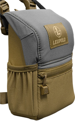Leupold Enclosed Binocular Harness Tan/Gray Magnetic Shoulder Mount — view 2