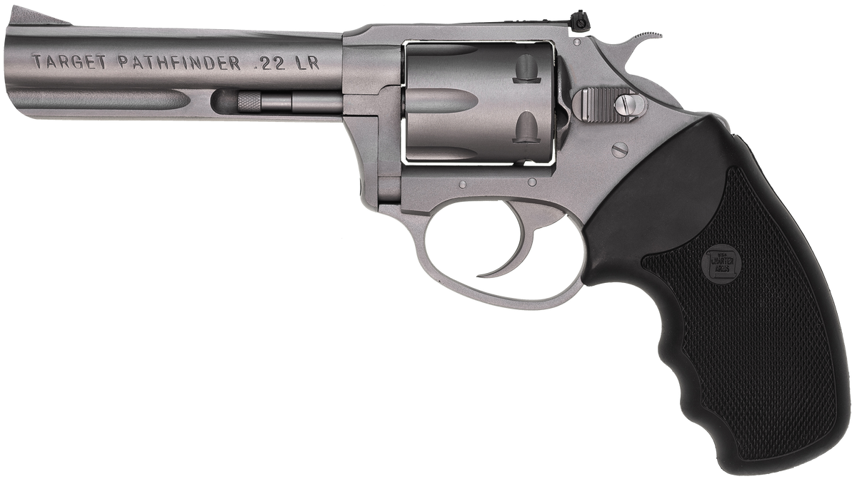 Charter Arms Pathfinder Target 22 LR 4.20" 8-Shot SAO Revolver - Matte Stainless — view 2