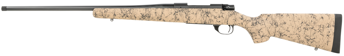 Howa M1500 HS Precision 308 Win 22" 5+1 Bolt Action Rifle - Tan/Black Webbed Stock — view 2