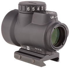 Trijicon MRO 1x25mm 2 MOA Red Dot Sight w/ Low Mount - Matte Black — view 2