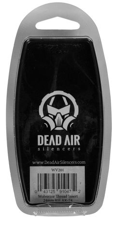 Dead Air Wolverine PBS-1 Thread Insert 24x1.5mm RH Black — view 2