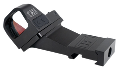 C&H Precision PR45HOLOK 45-Degree Offset Picatinny Red Dot Mount - Black Aluminum - Holosun 407K/507K — view 2