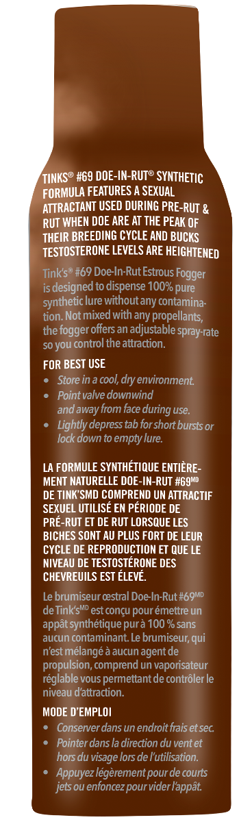 Tinks #69 Doe-In-Rut Synthetic Fogger 5 oz Aerosol Deer Attractant — view 2