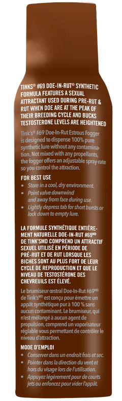 Tinks #69 Doe-In-Rut Synthetic Fogger 5 oz Aerosol Deer Attractant — view 2