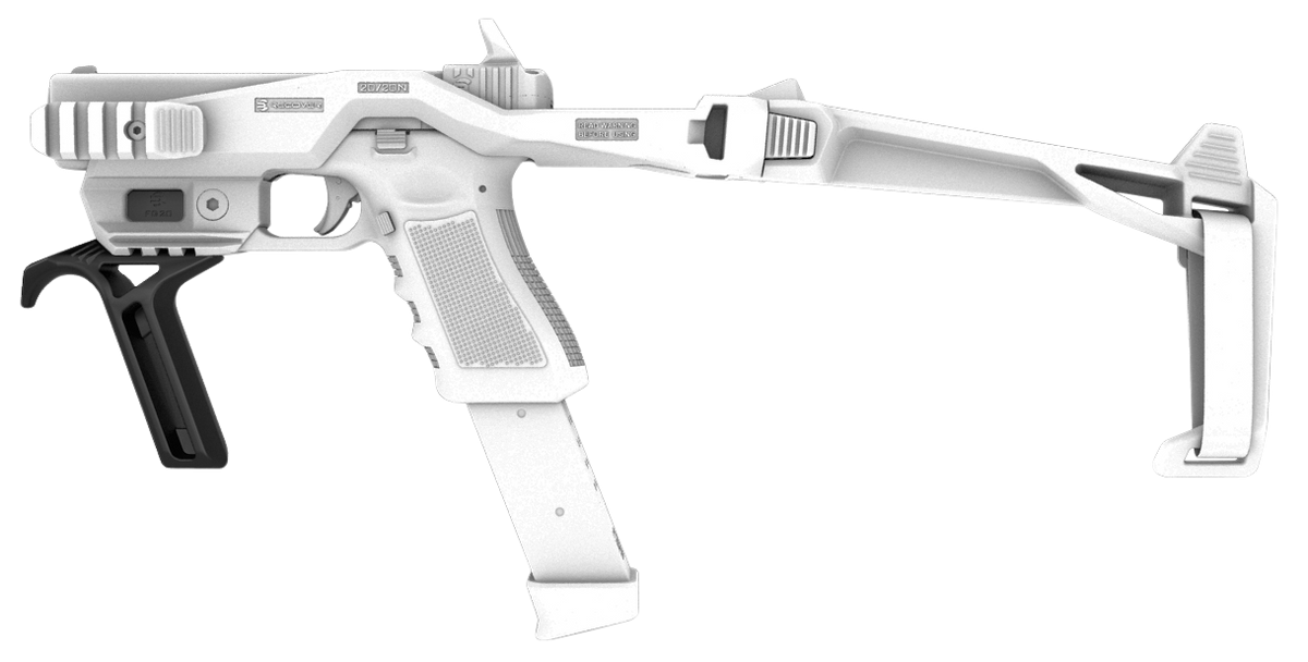 Recover Innovations FG20 Black Polymer Angled Forward Grip for 20-Series Pistol Stabilizer Braces — view 2
