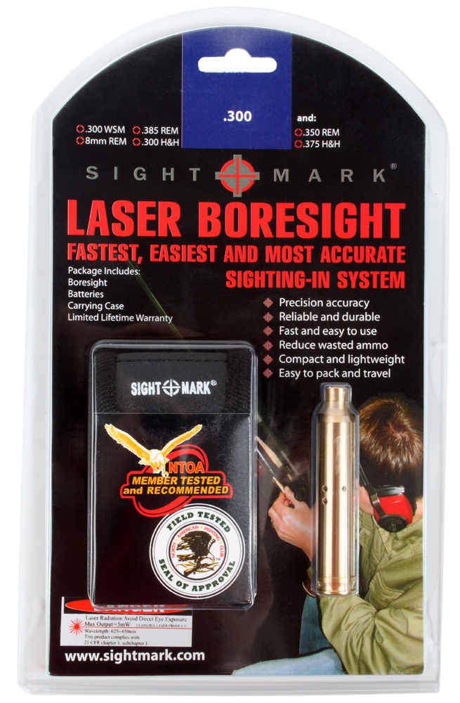Sightmark SM39006 Boresight 300 Win Mag Red Laser - Brass — view 2