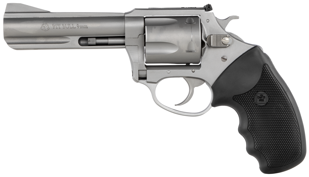 Charter Arms Pitbull 9mm Luger 4.20" 5-Shot DA/SA Revolver - Matte Stainless — view 2