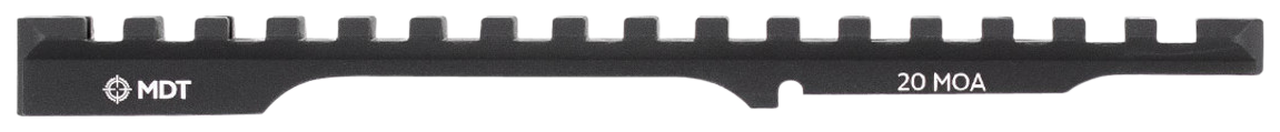 MDT Sporting Goods Picatinny Scope Rail 20 MOA 11" Aluminum Black Anodized - Tikka T3/T3x Short Action — view 2